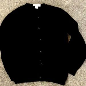 JCrew Black Cardigan.